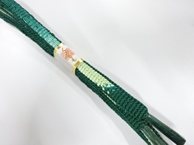 JAPANESE KIMONO / UNUSED HAND-TIED OBIJIME
